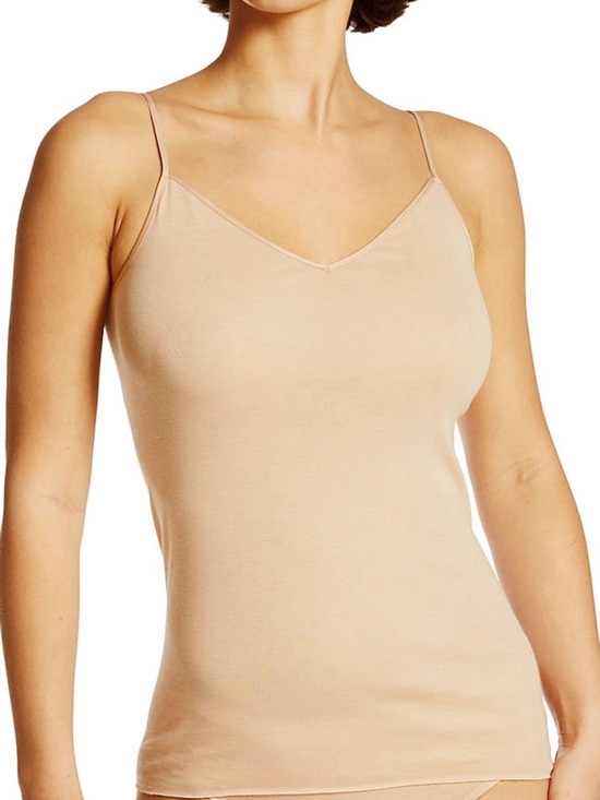 Hanro Other - HANRO OF SWITZERLAND SEAMLESS COTTON V-NECK CAMI CAMISOLE SZ S